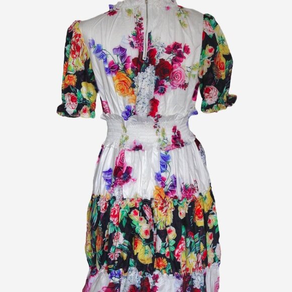 Mini Floral Spring Dress - Picture 2 of 2